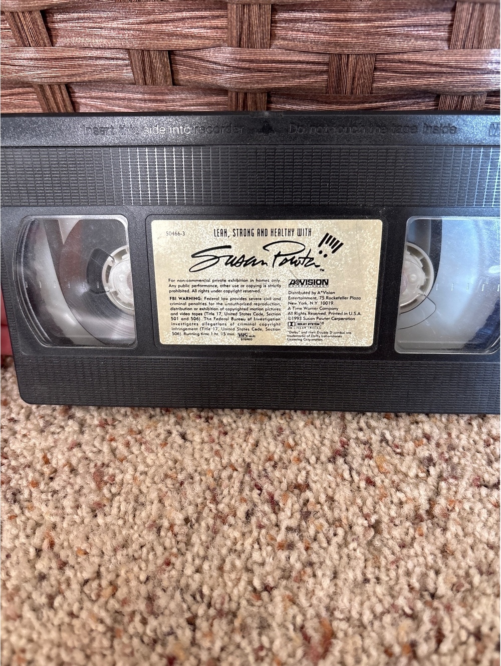 Susan Powter Leah, Strong and Healthy Within VHS